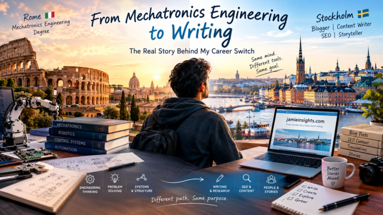 From Mechatronics Engineering to Writing: The Real Story Behind My Career Switch