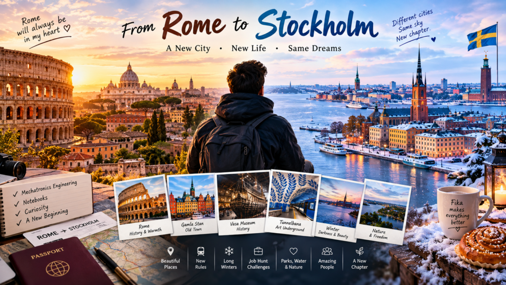 Moving to Stockholm from Rome — Stockholm waterfront and Gamla Stan