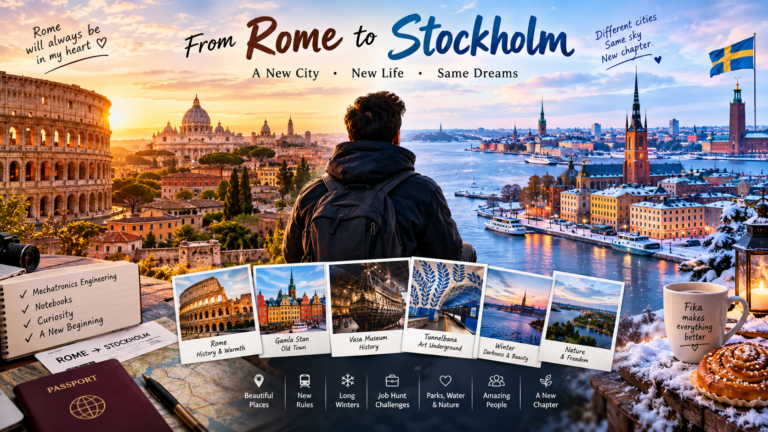 Moving to Stockholm from Rome — Stockholm waterfront and Gamla Stan